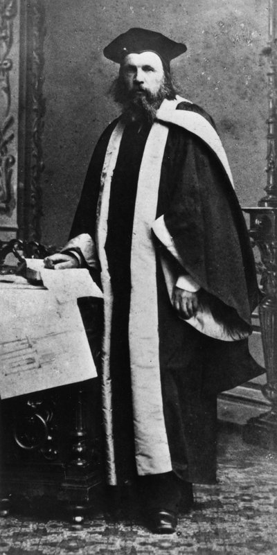 Dmitri Ivánovich Mendeléyev, químico ruso, c 1860s de Unbekannt