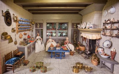 Gabinete de casa de muñecas (foto) de Unbekannt