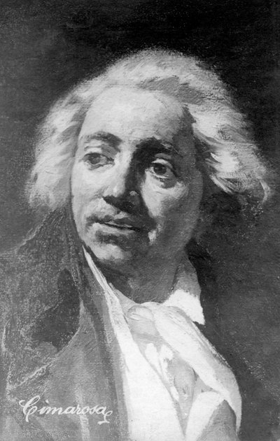 Domenico Cimarosa 1749-1801, compositor italiano, siglo XX de Unbekannt