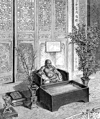 Altar Doméstico, El Buda Sonriente, c1890 de Unbekannt