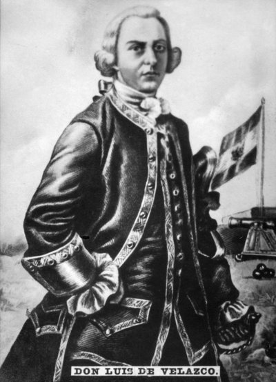 Don Luis de Velasco f.1561-1571, también conocido como Paquiquino, c1910 de Unbekannt