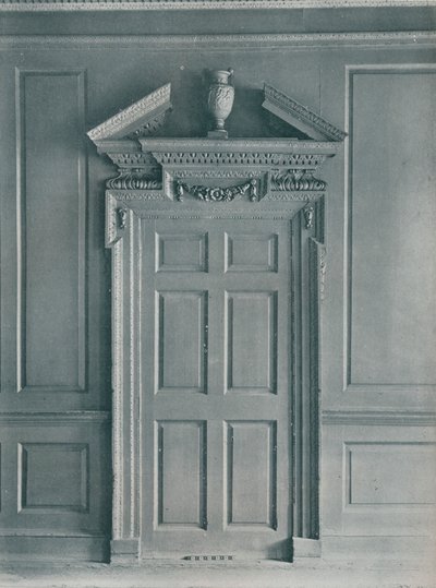 Puerta de la Habitación Panelada, Georgiano Temprano, 26, Hatton Garden, c1909 de Unbekannt
