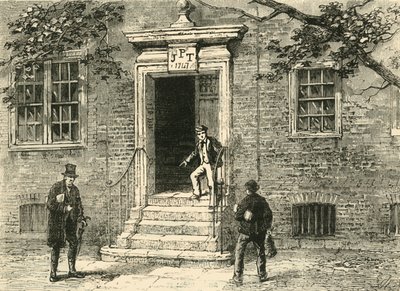 Entrada en Staples Inn, c. 1872 de Unbekannt