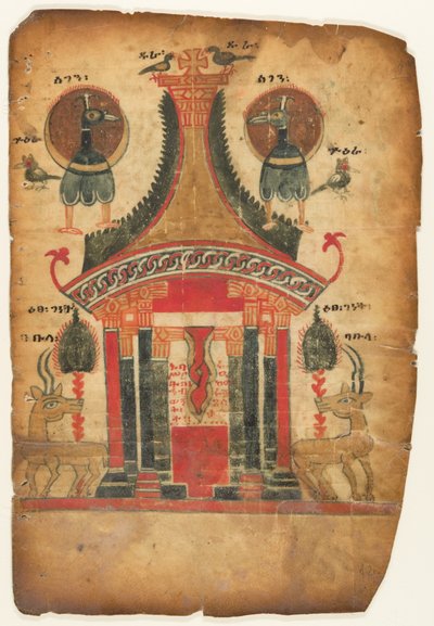 Hoja de evangelio de doble cara, primera mitad del siglo XIV de Unbekannt