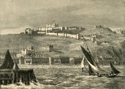 Dover, desde el mar, 1898 de Unbekannt