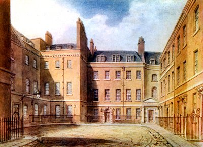 Downing Street, Westminster, siglo XIX, c. 1902-1905 de Unbekannt