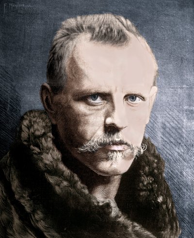 Dr. Fridtjof Nansen, explorador ártico noruego, 1893 de Unbekannt