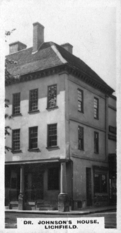 Casa del Dr. Johnson, Lichfield, Staffordshire, c. 1920s de Unbekannt