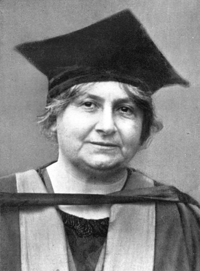 Dra. Maria Montessori 1870-1952, filósofa italiana, 1926 de Unbekannt