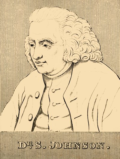 Dr. S. Johnson, 1709-1784, 1830 de Unbekannt