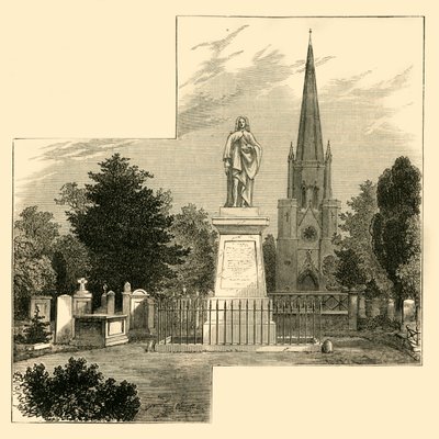 Monumento al Dr. Watts, Cementerio de Abney Park, c1876 de Unbekannt