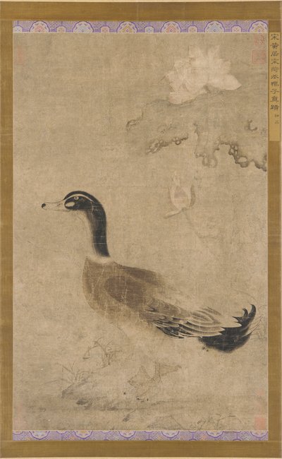 Pato y flores de loto, dinastía Yuan, 1279-1368 de Unbekannt
