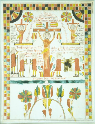 Dibujo de la Crucifixión, 1800 de Unbekannt