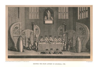 Sorteo de la Lotería Estatal, 1763, 1886 de Unbekannt