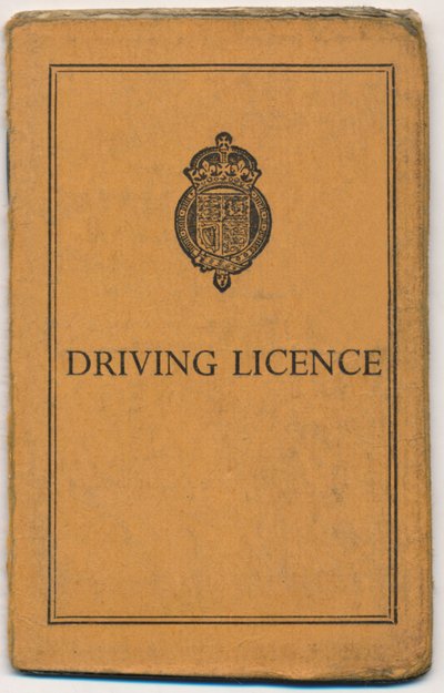 Licencia de conducir, 1950 de Unbekannt