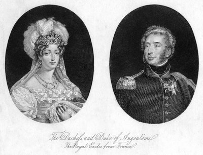 Duque y Duquesa de Angulema de Unbekannt