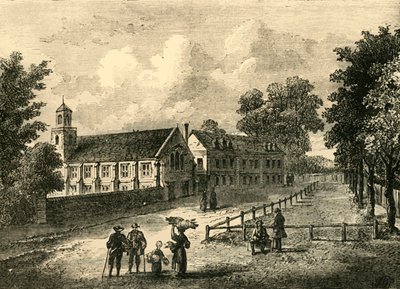 Dulwich College en 1750, c1878 de Unbekannt