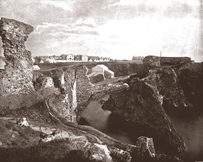 Castillo de Dunbar, East Lothian, Escocia, 1894 de Unbekannt