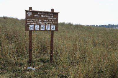 Panel de protección de dunas de Unbekannt