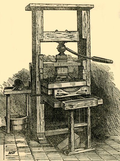 Duplicado de la Prensa de Franklin, 1881 de Unbekannt