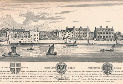 Casa Durham, Casa Salisbury y Casa Worcester, Londres, c1808 1903 de Unbekannt