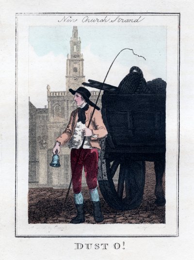 ¡Polvo!, Nueva Iglesia, Strand, Londres, 1805 de Unbekannt