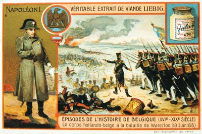 Tropas holandés-belgas en la Batalla de Waterloo, 1815, finales del siglo XIX de Unbekannt