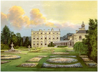 Casa Dytchley, Oxfordshire, hogar de Viscount Dillon, c. 1880 de Unbekannt