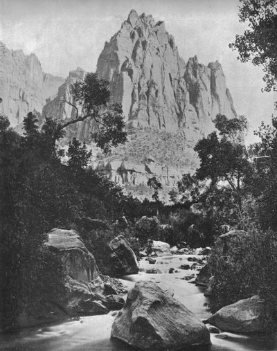 Eagle Crag, Shoshone Falls, Idaho, EE.UU., c. 1900 de Unbekannt