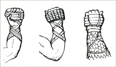 Guantes de boxeo antiguos de Unbekannt
