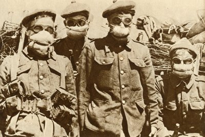 Primeras máscaras de gas, Primera Guerra Mundial, 1915, 1935 de Unbekannt