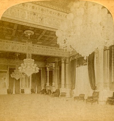 Sala Este en la Mansión del Presidente, Washington, D.C. EE.UU., 1900 de Unbekannt