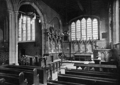 Extremo este de la Capilla de San Pedro ad Vincula, Torre de Londres, siglo XX de Unbekannt