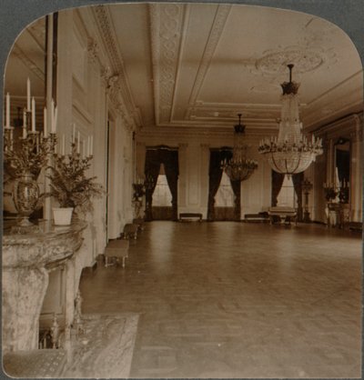 Sala Este donde se celebran recepciones, Casa Blanca, Washington D.C., c1900 de Unbekannt