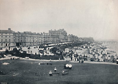Eastbourne - Vista general desde la Torre Wish, 1895 de Unbekannt