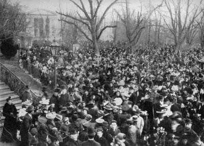 Rodado de huevos de Pascua, La Casa Blanca, Washington DC, EE.UU., 1908 de Unbekannt
