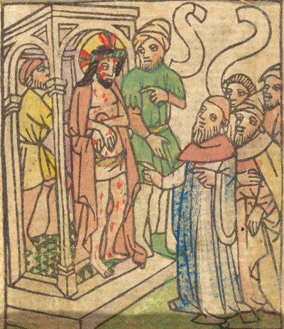 Ecce Homo [verso], c. 1440-1450 de Unbekannt