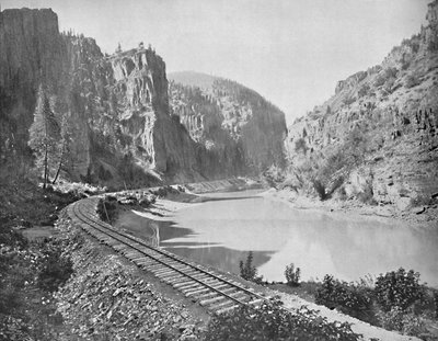 Acantilados de Eco, Cañón del Gran Río, Colorado, c. 1897 de Unbekannt