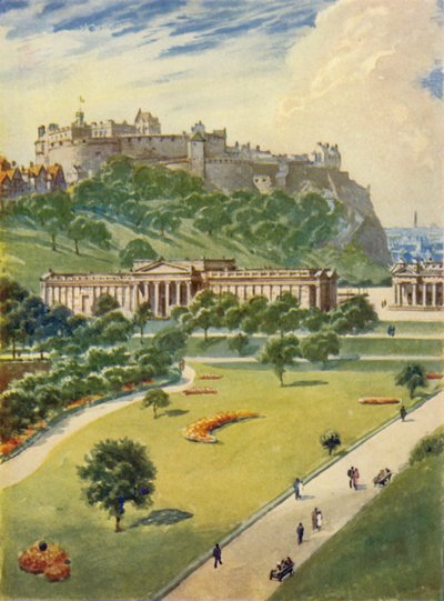 Castillo de Edimburgo, c. 1948 de Unbekannt
