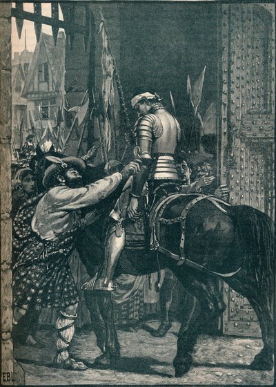 Edimburgo después de la Batalla de Flodden, 1513 de Unbekannt