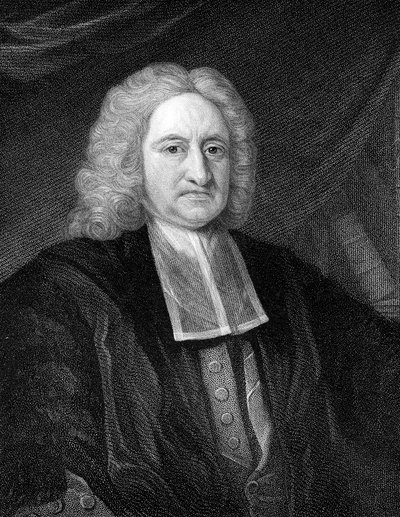 Edmond Halley, astrónomo y matemático inglés de Unbekannt