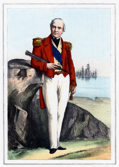 Edmund Lyons, 1er Barón Lyons, comandante naval británico, 1857 de Unbekannt