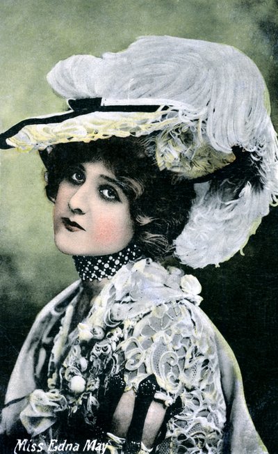 Edna May 1878-1948, cantante y actriz estadounidense, principios del siglo XX de Unbekannt