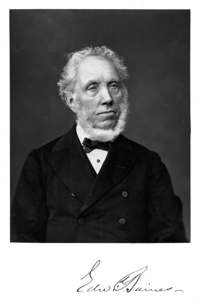 Edward Baines, propietario de periódico y político inglés de Unbekannt