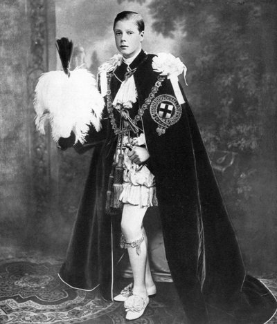Eduardo, Príncipe de Gales como Caballero de la Jarretera, principios del siglo XX de Unbekannt