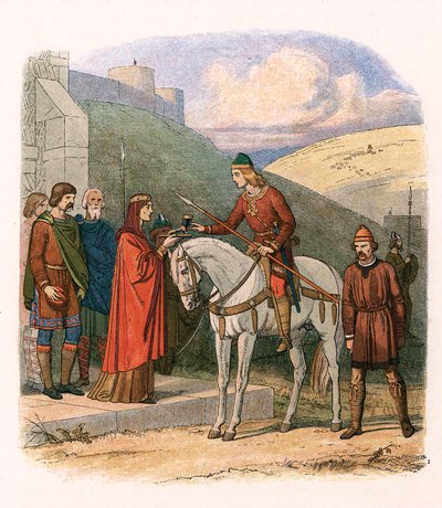 Eduardo el Mártir, rey inglés del siglo X, c1860 de Unbekannt