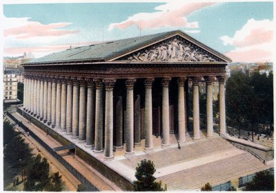 Iglesia de la Madeleine, París, c1900 de Unbekannt