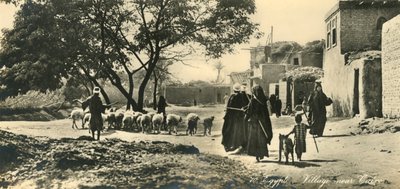 Egipto - Pueblo cerca de El Cairo, c1918-c1939 de Unbekannt