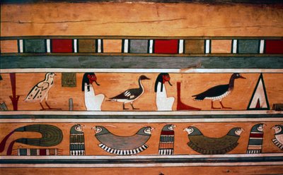 Jeroglíficos egipcios dentro del ataúd exterior del mayordomo, Seni de El Bersha, Egipto, c2000 a.C. de Unbekannt