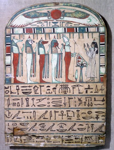 Losa funeraria egipcia de Meresimen de Unbekannt